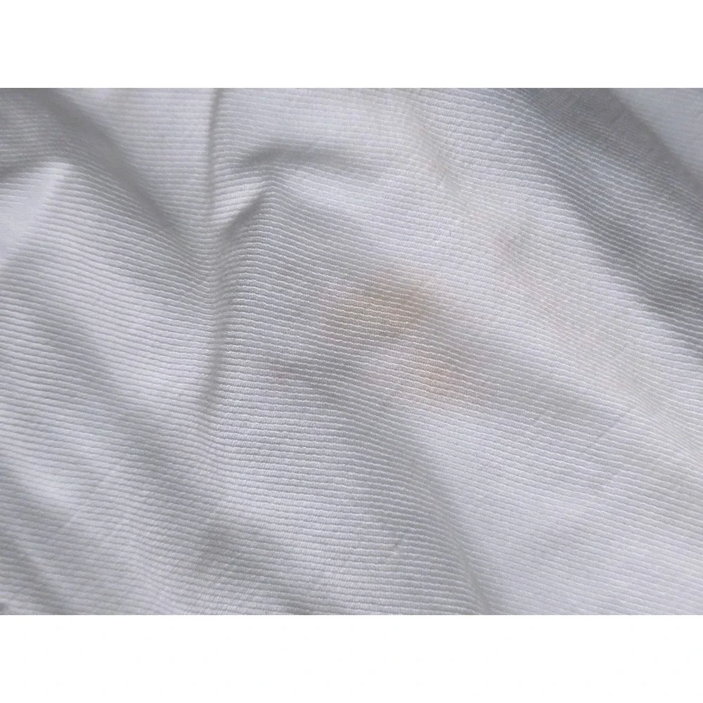 Banana Republic White Linen Blend Elastic Waist Patch Pocket‎ Pants XS High Rise